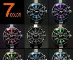 Pánske náramkové hodinky 7 farebné