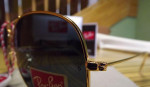 Ray Ban Aviator zlatý rám čierne sklá 3026 – fotka 2