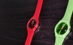 Nove neonove hodinky swis swatch kopia na baterku – fotka 2