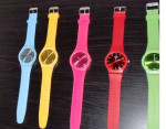 Nove neonove hodinky swis swatch kopia na baterku – fotka 3