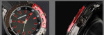 Infantry Black/Red Nitro pánske hodinky – fotka 3